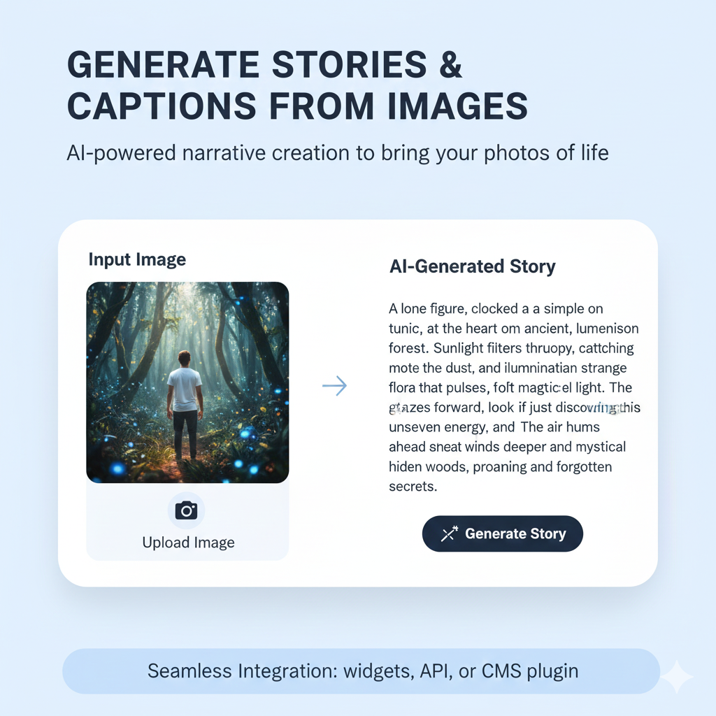Image-to-Story Generation tool
